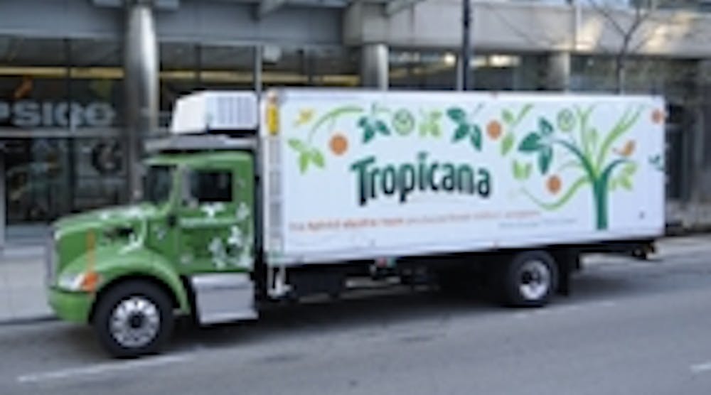 Refrigeratedtransporter 726 Tropicana Hybrid Truck Pic