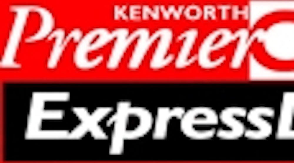 Refrigeratedtransporter 845 Kenworth Premiercare Expresslube Logo