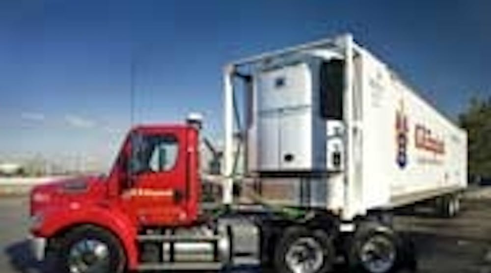 Refrigeratedtransporter 237 Cr England Truck Tempstack Unit
