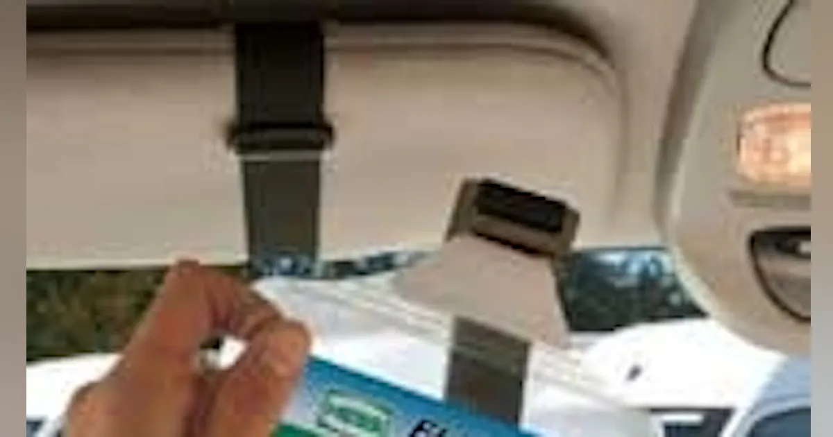 Gas Station Card Rack RNR Plastics provides fleet gas card holder | FleetOwner