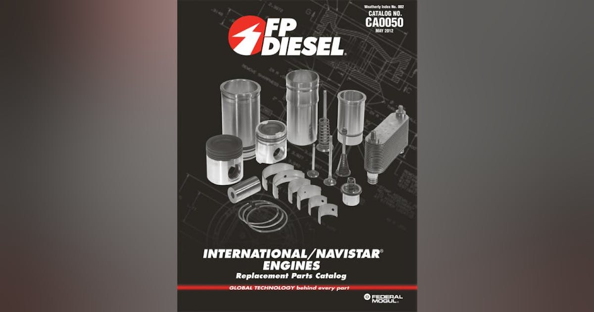 Catalog highlights engine components FleetOwner