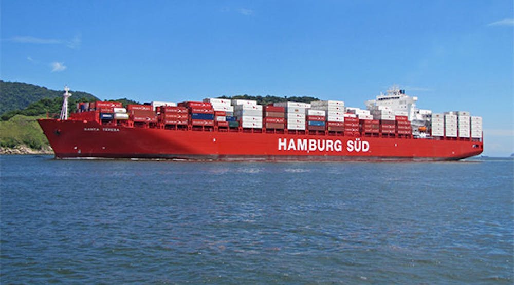 Refrigeratedtransporter 1160 Hamburg Sud Vessel