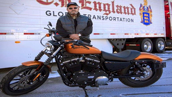 Refrigeratedtransporter 1186 Cr England Harley Pic