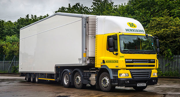 Refrigeratedtransporter 1294 Morrisons Uses Gray Adams Trailer