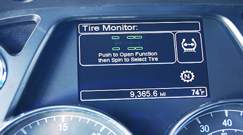 Bendix SmarTire TPMS provided on Peterbilt Model 579, 567 trucks ...