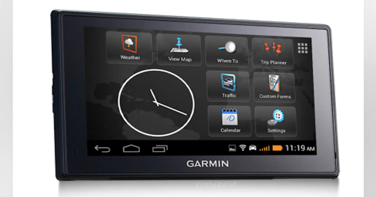 Two fleet navigators combine Garmin navigation simplicity, Android ...
