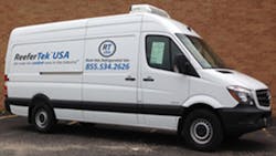 Refrigeratedtransporter 1389 Reefertek Usa Van Refrigeratedtransporter 1389 Reefertek Usa Van