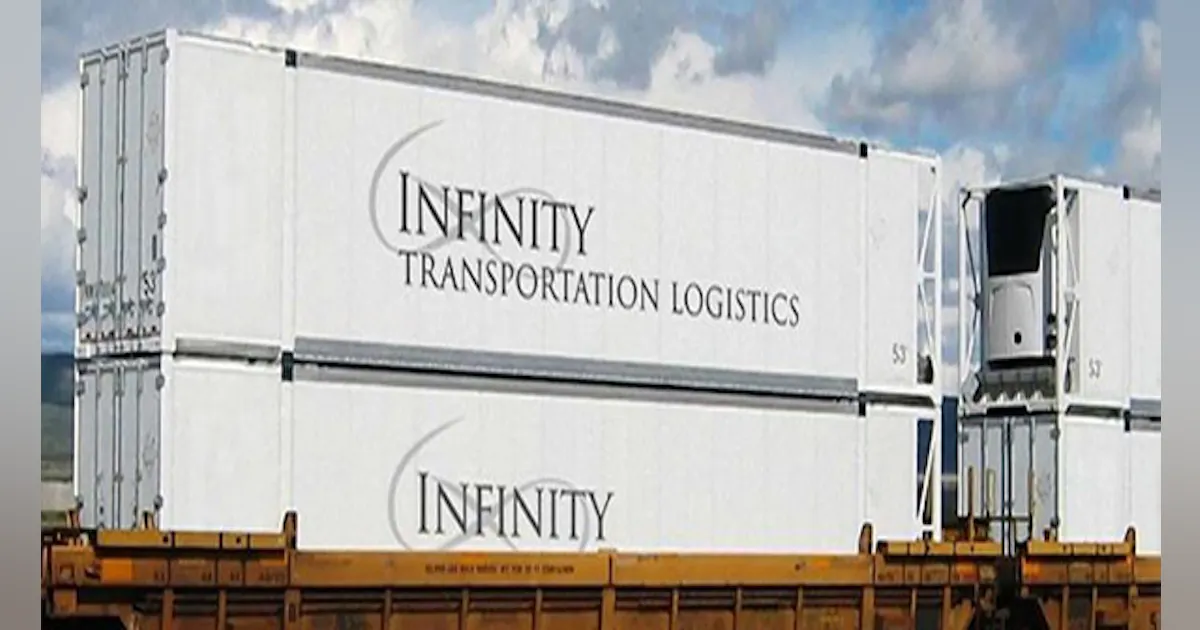 Infinity launches new refrigerated intermodal container service by rail ...