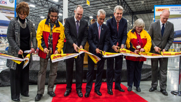Refrigeratedtransporter 1393 Dhl Opens Chicago Center Pic
