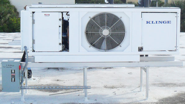 Refrigeratedtransporter 2151 Klinge Split Reefer Unit Pic