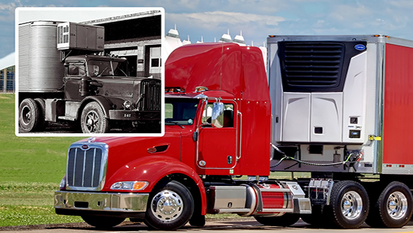 Refrigeratedtransporter 1464 Carrier Transicold Turns 75 Pic