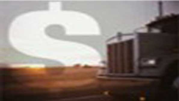 Refrigeratedtransporter 1538 Large Dollar Sign And Front Truck