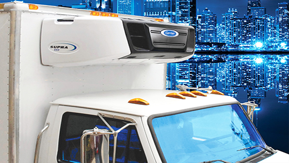 Refrigeratedtransporter 1541 Carrier Transicold Supra Unit Truck