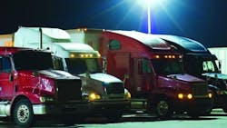 Trucker 207 Truck Parking Night Trucker 207 Truck Parking Night