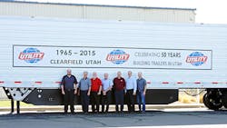 Refrigeratedtransporter 1550 Utility Marks 50 Years Ut Plant Refrigeratedtransporter 1550 Utility Marks 50 Years Ut Plant