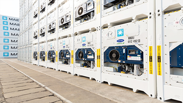 Refrigeratedtransporter 1577 Maersk Primeline Units Pic