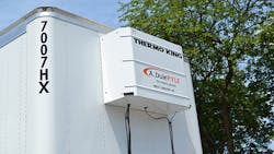 Refrigeratedtransporter 1585 Duie Pyle Trailer T King Unit Refrigeratedtransporter 1585 Duie Pyle Trailer T King Unit