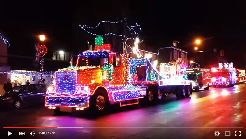 Trucker 398 Dcow Xmas Parade
