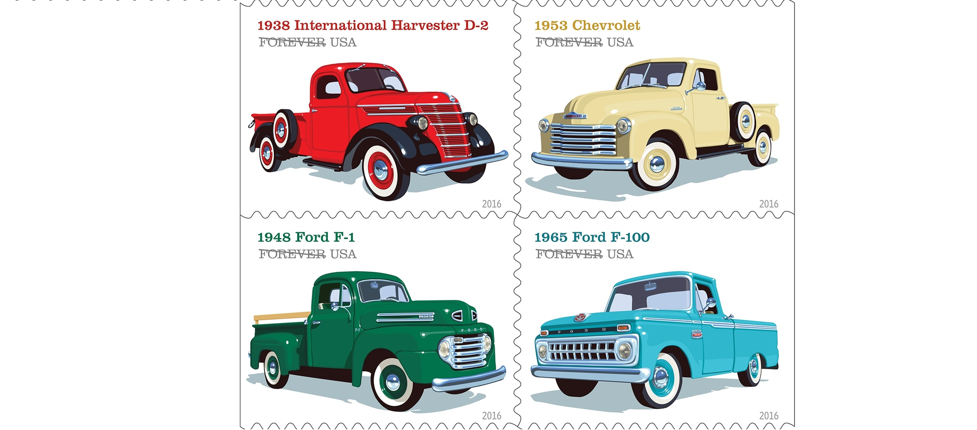 (Stamp) Collector's Edition: Iconic pickups, muscle cars, hot rods ...