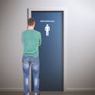 Trucker 586 Botbathroom Door