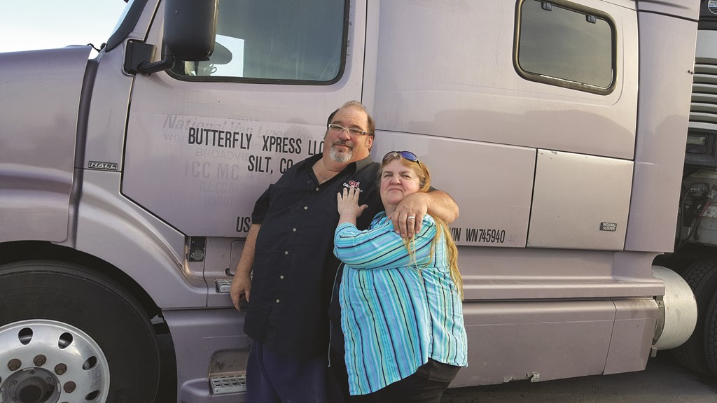 Trucker 587 April Spotlight Butterfly