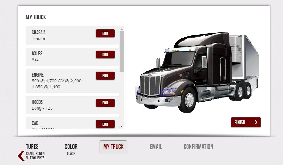 Trucker 658 Pete Config