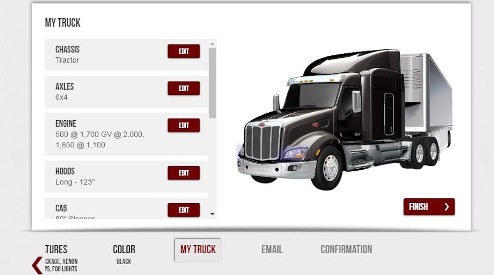 New app lets you build your own Pete 579 FleetOwner