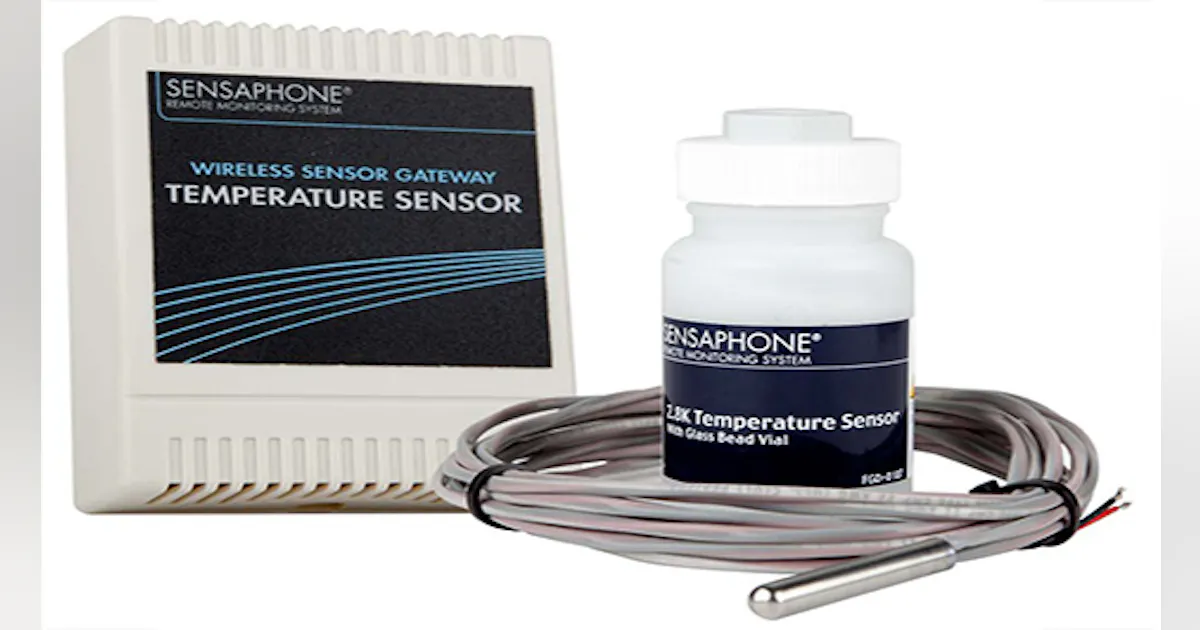 Nist Traceable Sensor Sensaphone provides NIST-traceable temp sensors for foodservice ...