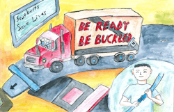Trucker 684 Audrey Susafety Belt Art Contest Trucker 684 Audrey Susafety Belt Art Contest