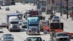 Refrigeratedtransporter 3368 Trucks Heavy Traffic Getty David Mcnew 0 Refrigeratedtransporter 3368 Trucks Heavy Traffic Getty David Mcnew 0