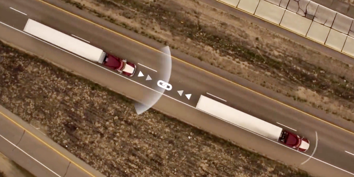 Trucker 781 Pelotonplatooning