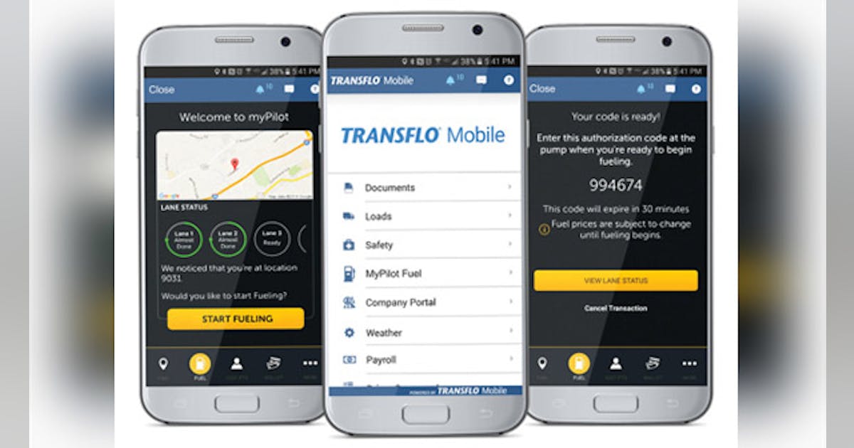 Pegasus TransTech integrates myPilot app from Pilot Flying J | FleetOwner