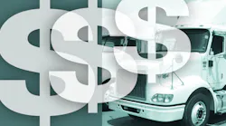 Refrigeratedtransporter 2896 Dollar Signs Tractor Duotone