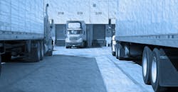 Refrigeratedtransporter 2840 Warehouse Loading Dock Stylized