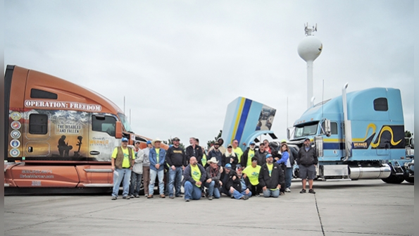 Werner supports Special Olympics truck convoy FleetOwner