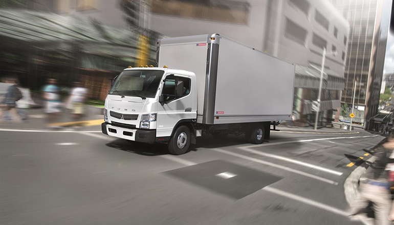 Refrigeratedtransporter 2907 Fuso Fe160 Street View