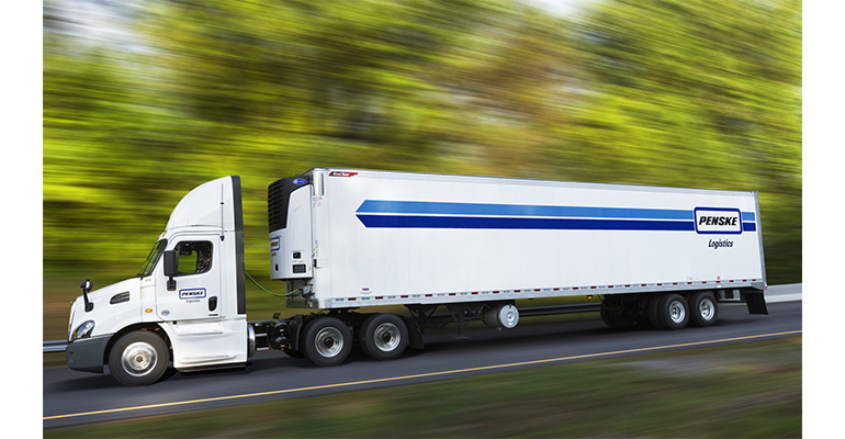 Refrigeratedtransporter 3026 Penske Logistics Truck Trailer Rig