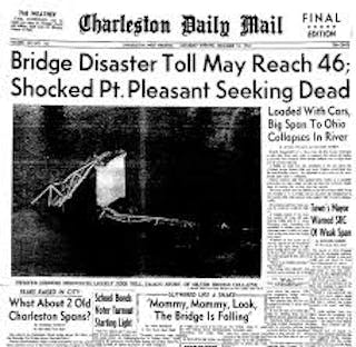 mothman bridge collapse
