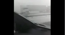 Trucker 6421 Snowpileup On I 90 0