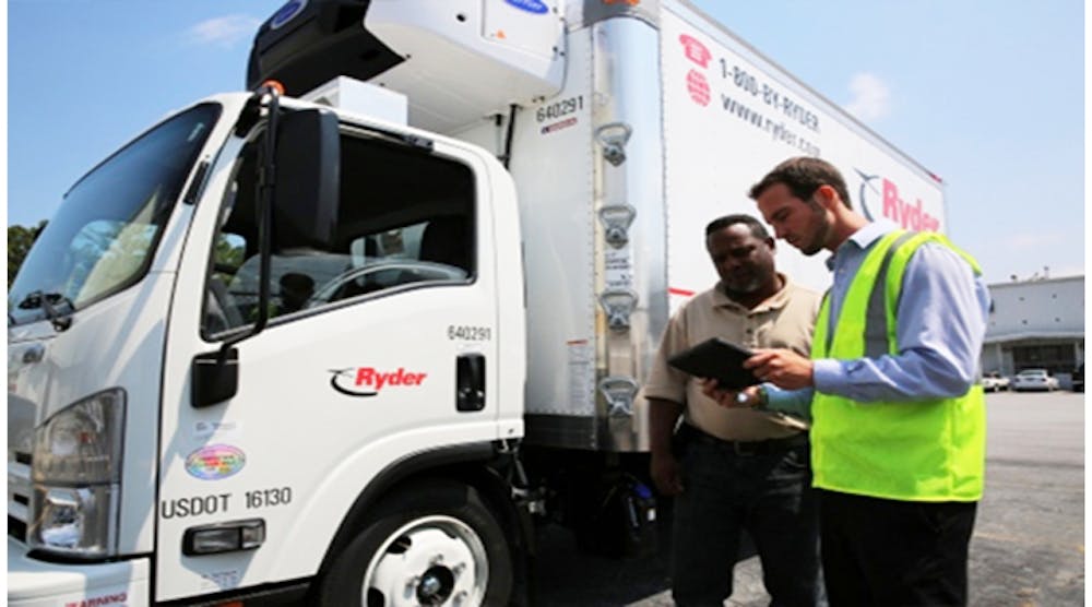Refrigeratedtransporter 3107 Ryder Rental Truck