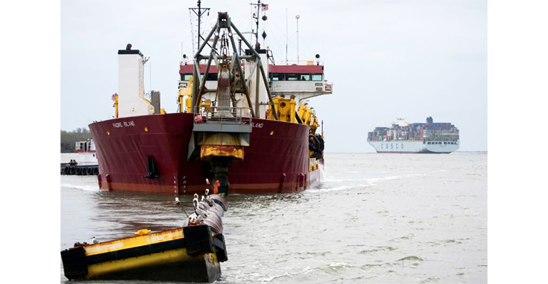 Refrigeratedtransporter 3126 Port Of Savannah Dredging Ops