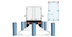 Refrigeratedtransporter 3170 Rear View Safety Fmvss 111 Drawing Refrigeratedtransporter 3170 Rear View Safety Fmvss 111 Drawing
