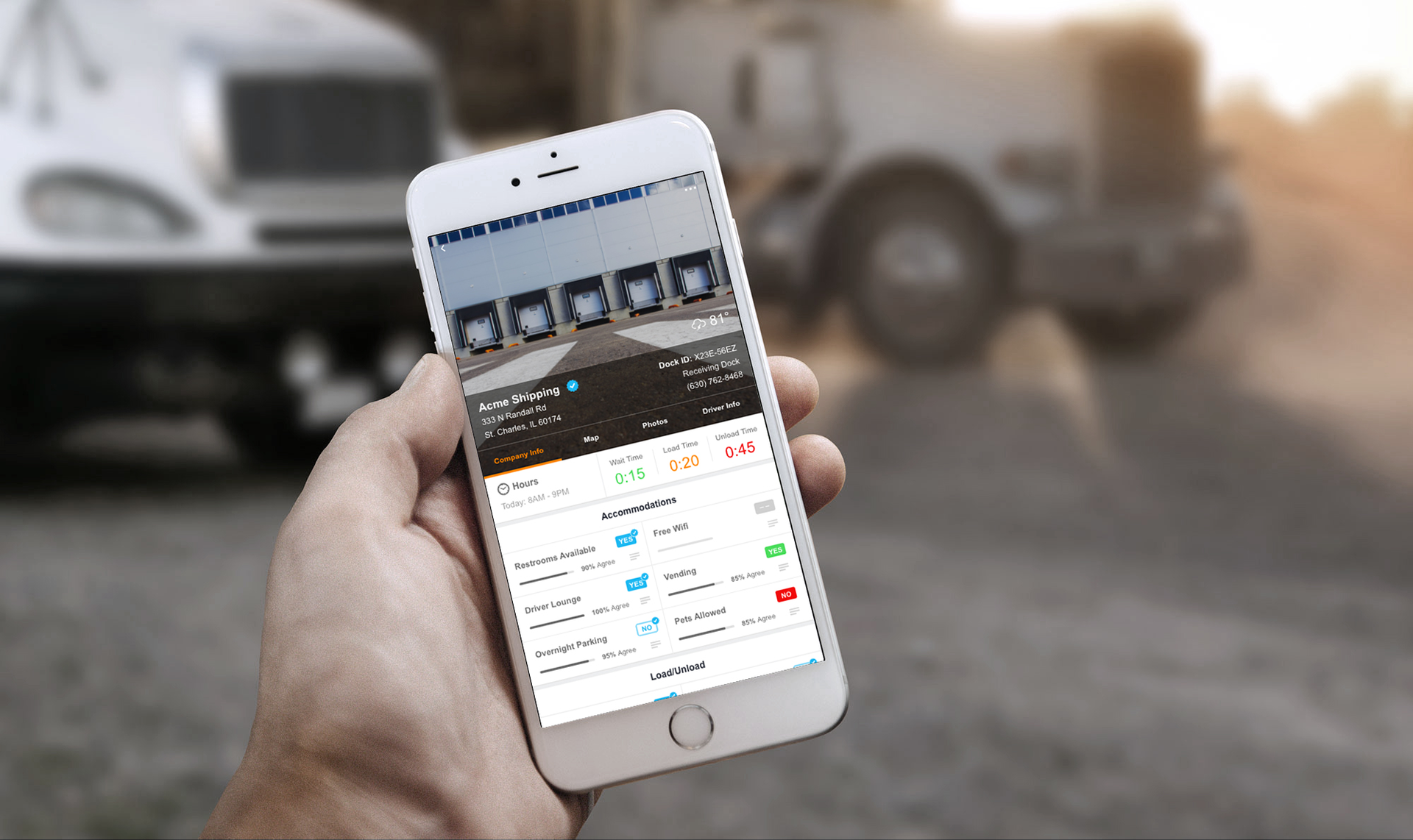Trucker 7379 042018 Driver Phone Infoscreen 0