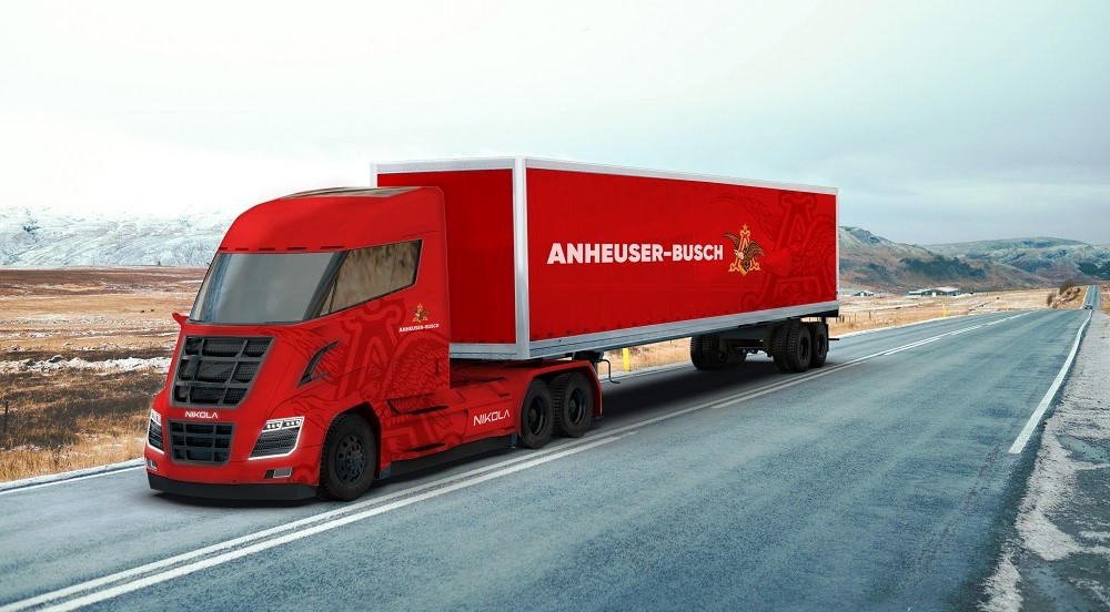 Refrigeratedtransporter 3182 Nikola Anheuser Busch