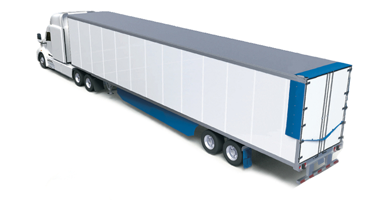 Refrigeratedtransporter 3200 Michelin Energy Guard On Trailer