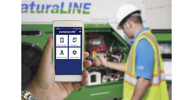 Refrigeratedtransporter 3245 Containerlink App On Mobile Device