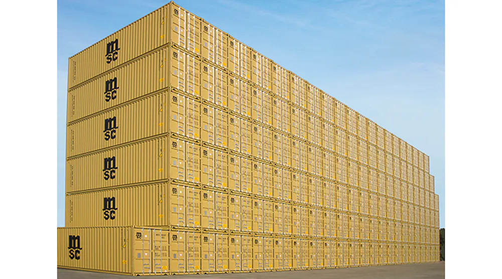 MSC fleet joins BoxTech container database | FleetOwner