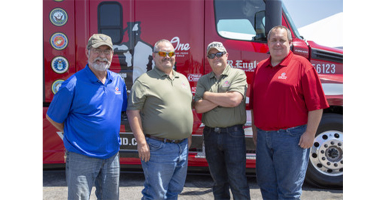 Refrigeratedtransporter 3255 Cr England Honored Veterans Fleet