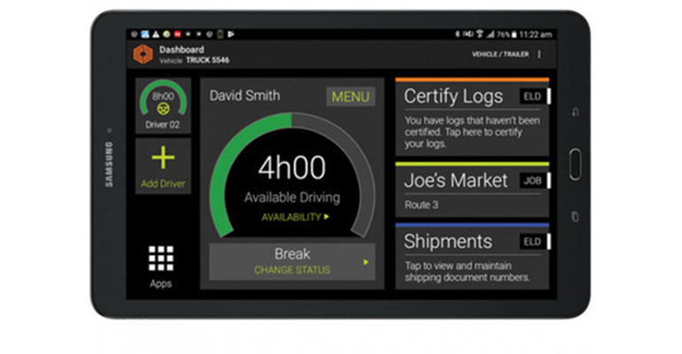 Refrigeratedtransporter 3276 Coretex Eld Dashboard Device