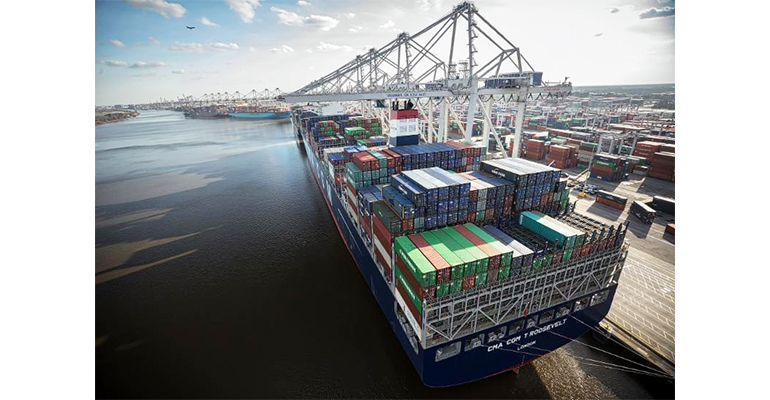 Refrigeratedtransporter 3327 Port Of Savannah Container Ship